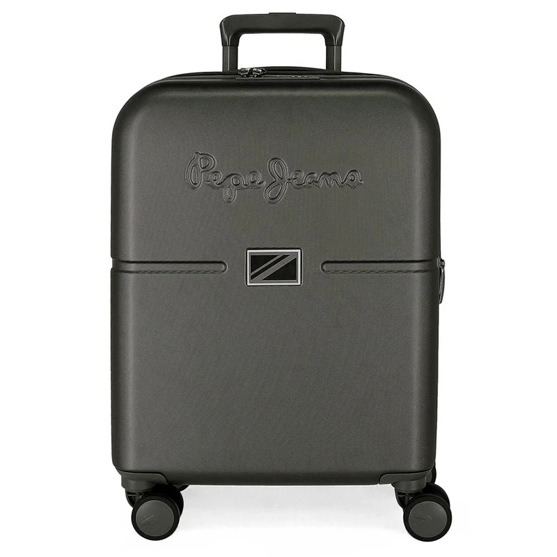 Pepe Jeans Accent Cabin Suitcase Black 40x55x20 cm Rigid ABS Integrated TSA Closure 37L 3.22 kgs 4 Double Wheels Hand Luggage