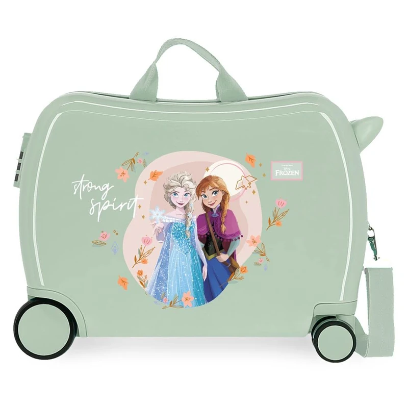 Disney Strong Spirit Green Children's Suitcase 50x39x20 cms Rigid ABS Side combination lock 34L 1.8 kgs 4 Wheels Hand Luggage