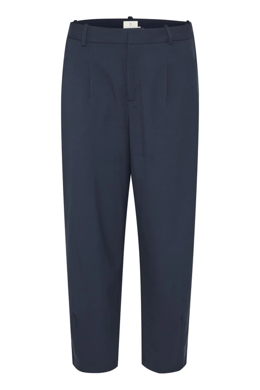 KAFFE Kamerle Women's Casual Suiting Pants, Midnight Navy, 8 - Image 1
