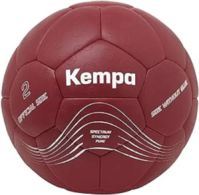 Kempa Spectrum Synergy Pure Handball Training and Play Ball with Unique 30 Panel Construction - for Adults and Children - Ideal for Handball Play without Resin