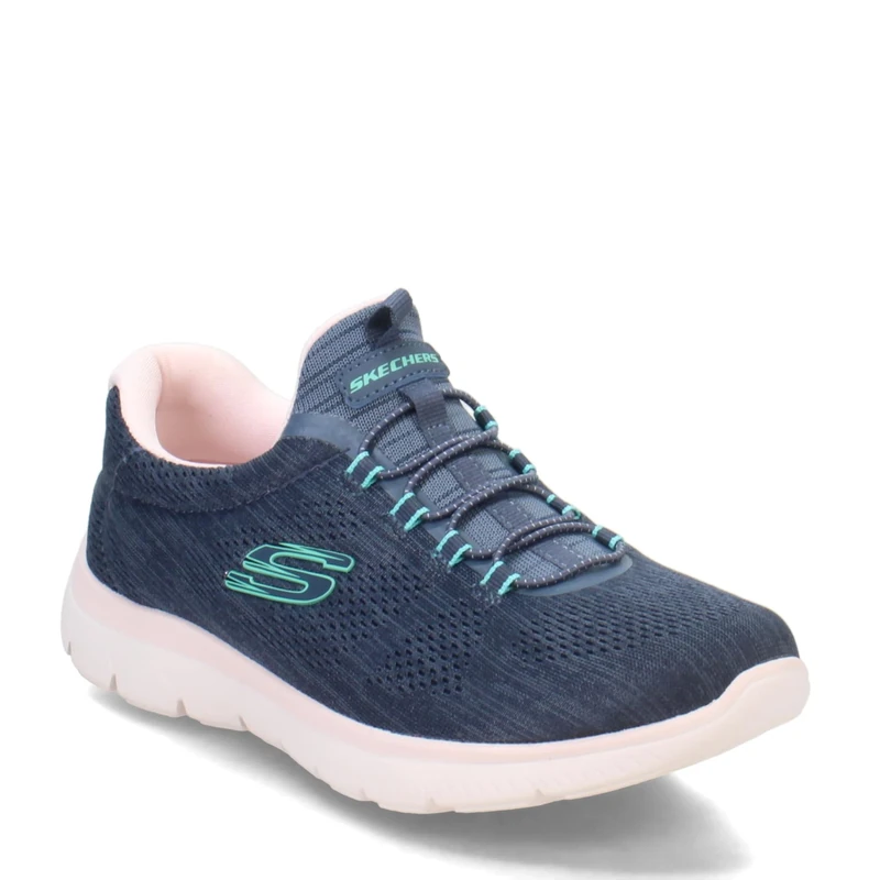 Skechers Women's Summits Sneaker, Navy, 5 UK Wide