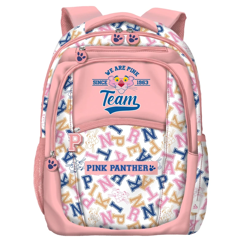 Dohe - Large Backpack - 3 compartments - Size 28 x 40 x 12 cm - Pink Panther - Team Model