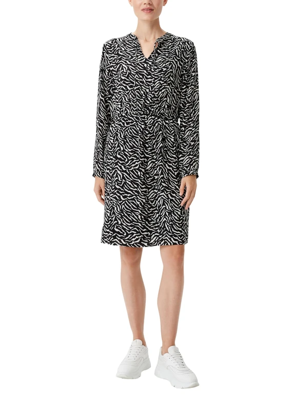 Comma CI Women's 60.2.62.20.200.2137610 Dress, 99b0, 14