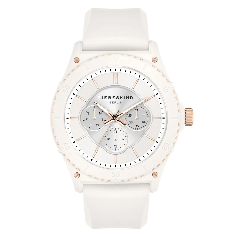 Liebeskind Berlin Women's Watch, White, Standard Size, Strap. - Image 1