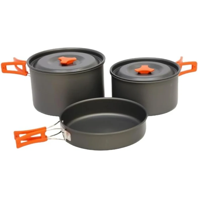 Vango Hard Anodised 4 Person Cook Kit - Outdoor Cookware Set