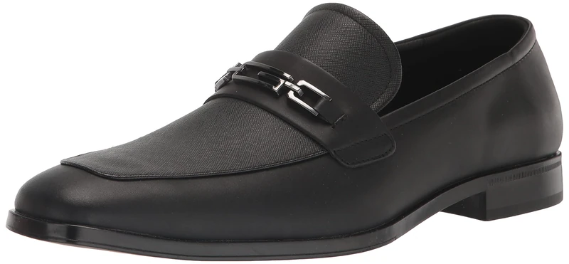 GUESS Men's Hendo Loafer, Black 003, 8 UK
