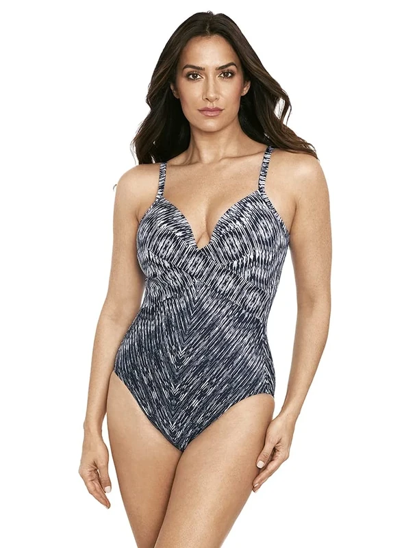 Miraclesuit Amarna Underwire Tummy Control Swimsuit - Midnight Blue 8