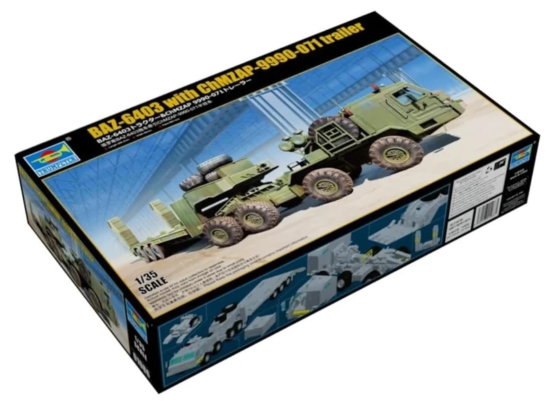Trumpeter 1:35 - BAZ-6403 with ChMZAP-9990-071 Trailer