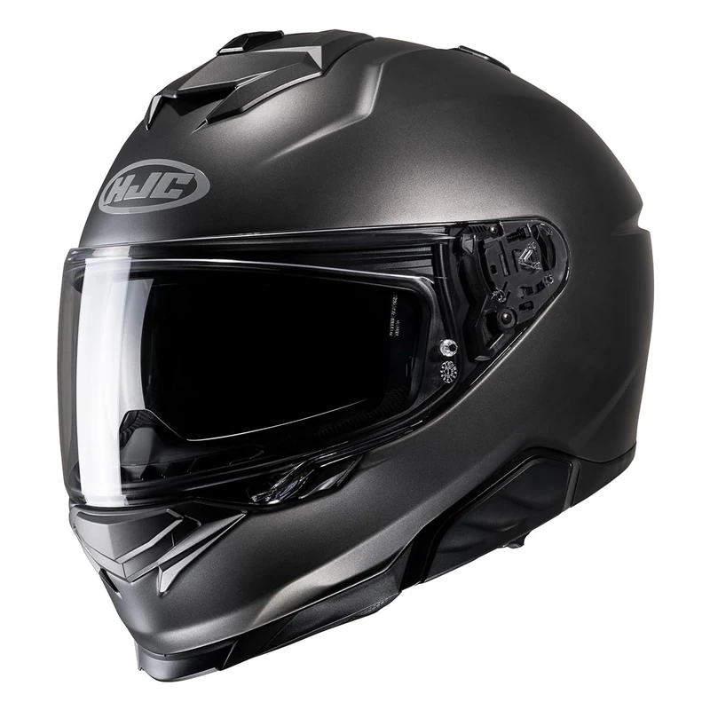 HJC I71 Integrated Motorcycle Helmets Semi Flat Titan