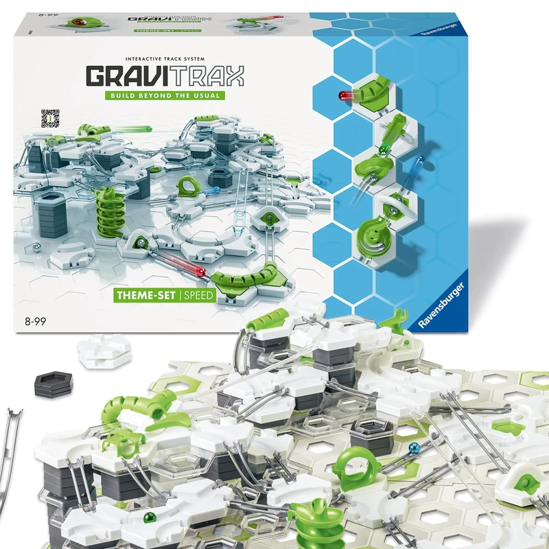 Ravensburger GraviTrax Speed 22428 Theme Set Action Rich GraviTrax Starter Set for Your Marble Run - Marble Run and Construction Toy from 8 Years