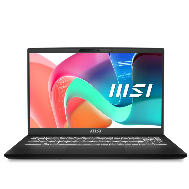 MSI Modern 15H Laptop (15.6 Inches FHD (1920x1080), 60Hz 45% NTSC IPS-Level, Intel Core7 240H, Intel Graphics, 16GB RAM (3200MHz), 512 SSD,Windows 11 home plus), Classic Black