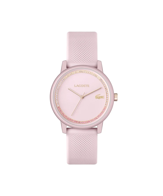 Lacoste Analogue Quartz Watch for Women LACOSTE.12.12 GO Collection with Pink Silicone Bracelet - 2001289 - Image 1
