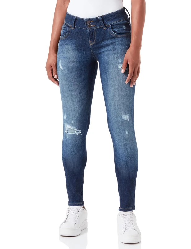 LTB Molly Heal Wash Jeans, Morava Wash 54573, 24 W/34 L