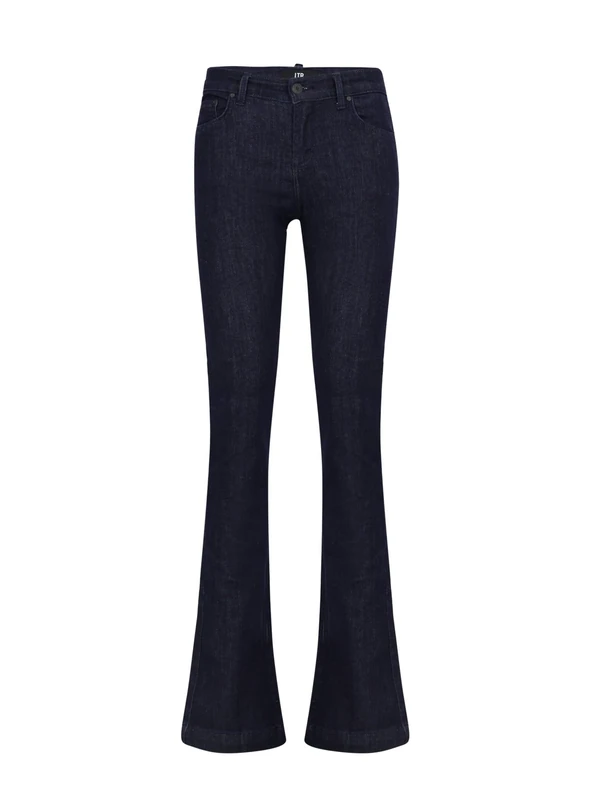 LTB Jeans - Women's - Fallon - Mid Waist - Flared Leg Jeans - Trousers, Rinsed Wash 082, 25 W/36 L