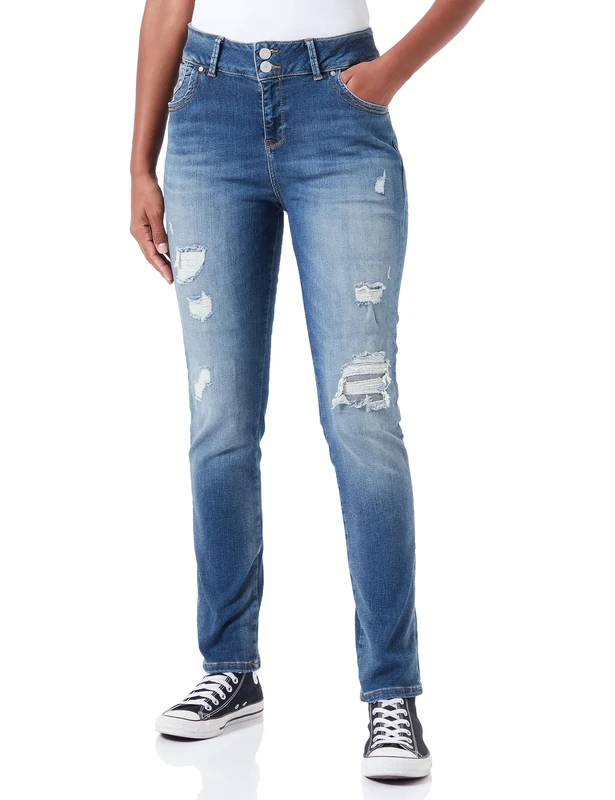 LTB Molly Heal Wash Jeans, Gaila Wash 54550, 24 W/34 L