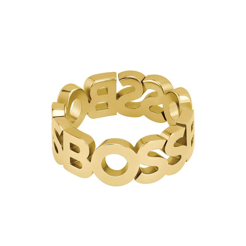 BOSS Jewelry Men's KASSY Collection Ring in Yellow Gold - 1580446L