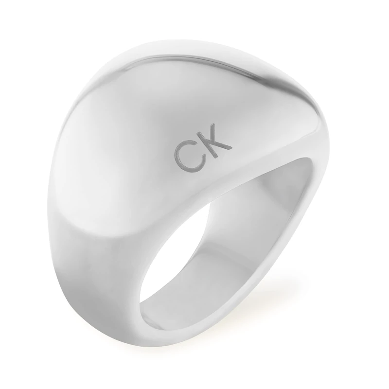 Calvin Klein Women's PLAYFUL ORGANIC SHAPES Collection Ring in Stainless Steel - 35000443D