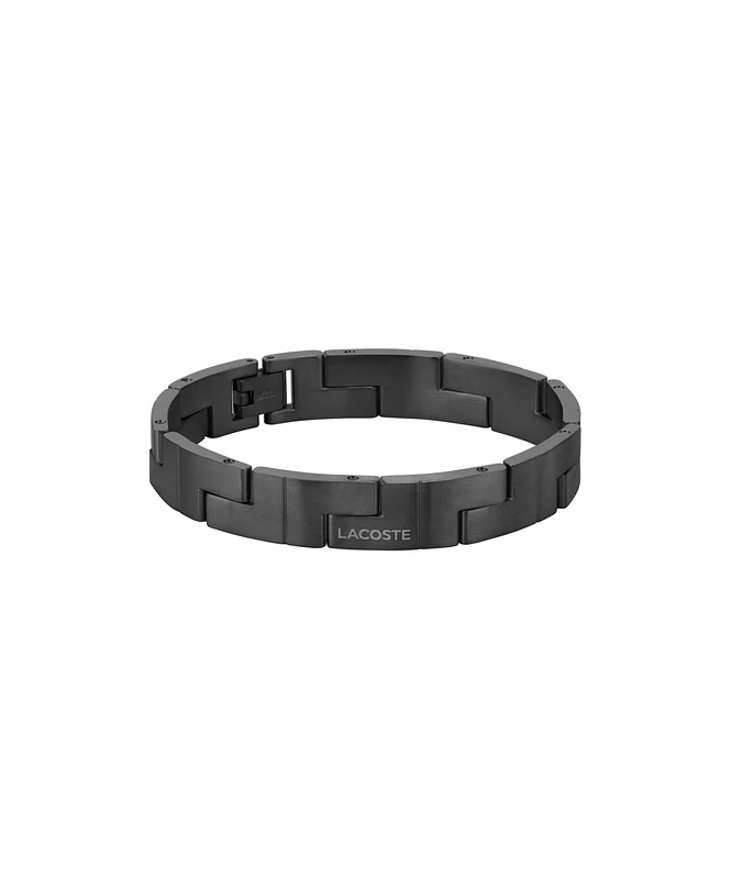 Lacoste Men's CATENA Collection Link Bracelet with Black Ion Plating (IP) - 2040222