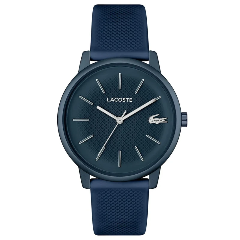 Lacoste Analogue Quartz Watch for Men LACOSTE.12.12 Move Collection with Blue Silicone Bracelet - 2011241