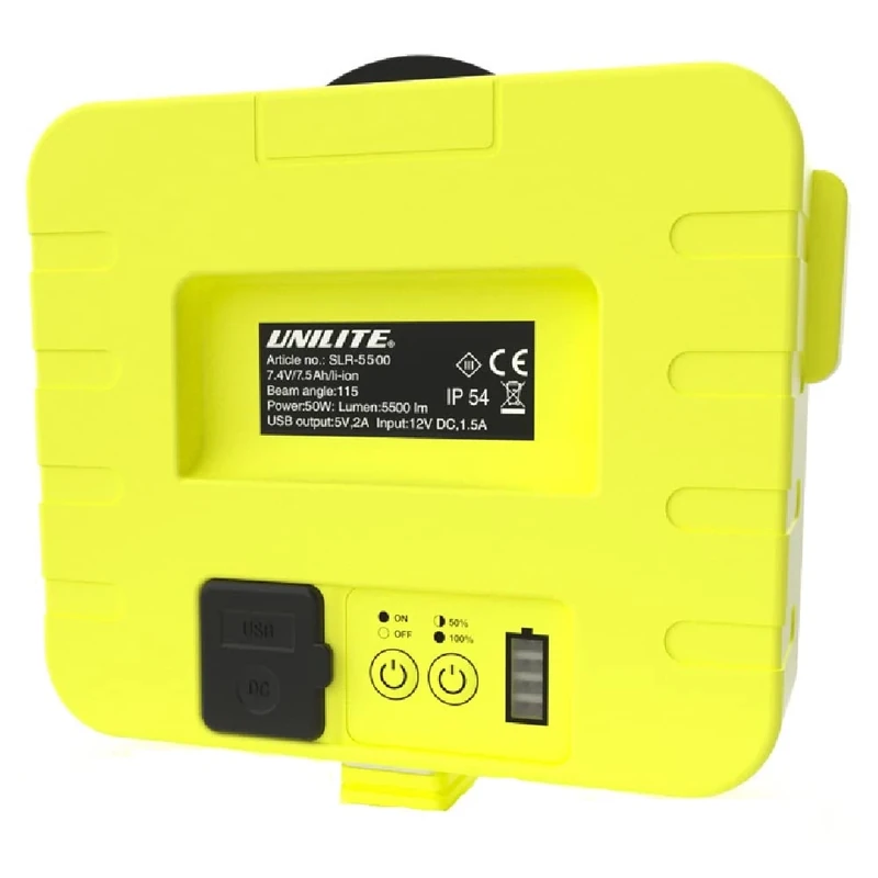 Unilite BATTERY-SLR5500 Spare Battery & Powerbank Pack for SLR-3500 & SLR-5500 Rechargeable Site Work Lights