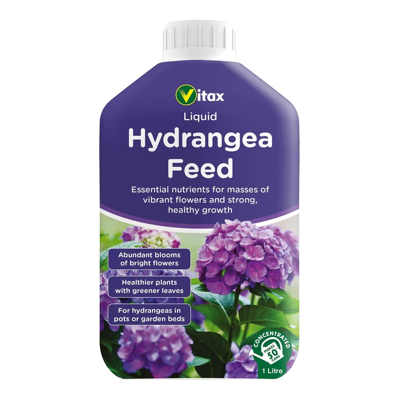Vitax Hydrangea Liquid Feed 1L - 4-2-6 Formula, Makes 225L - Image 1
