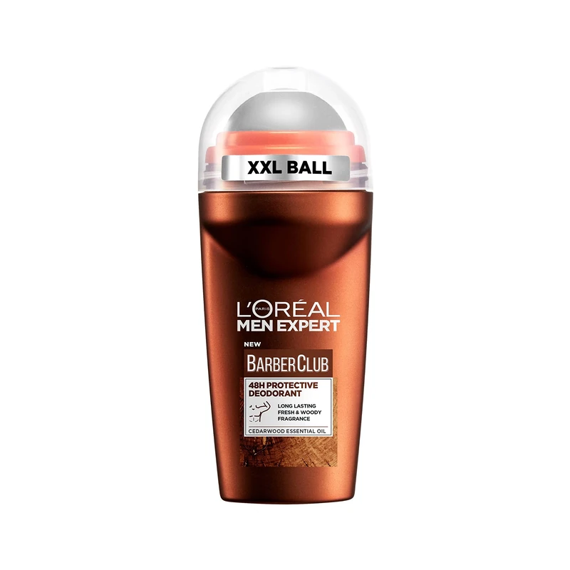 L'Oreal Men Expert Barber Club Deodorant, Cedarwood fragrance, Roll-On 50ml