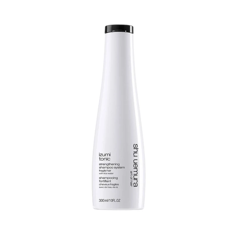 Shu Uemura, Strengthening Shampoo Izumi Tonic, All Hair Types, Enriched with Rice Water, Shine & Thickness, 300 ml