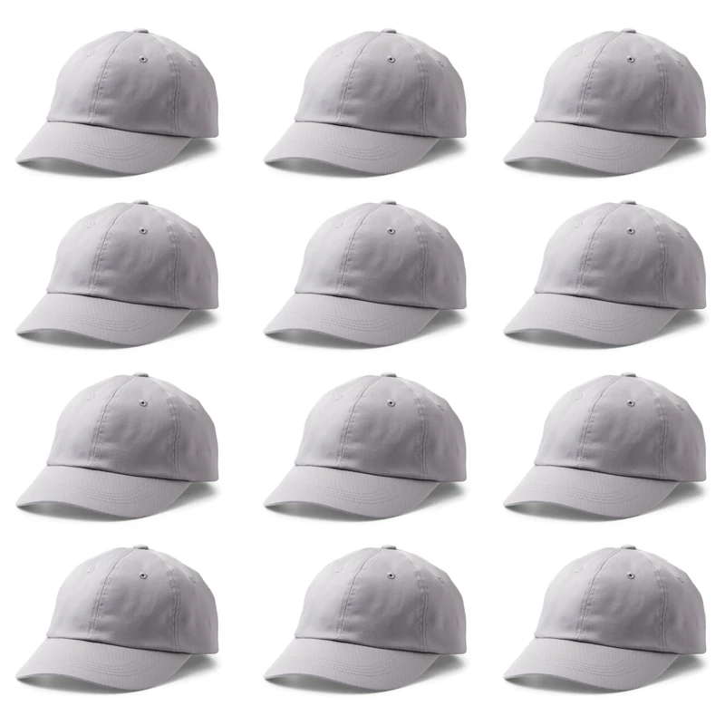 Cricut Blank Baseball Cap | 12-Pack | for use with Cricut Hat Press & Cricut Infusible Ink