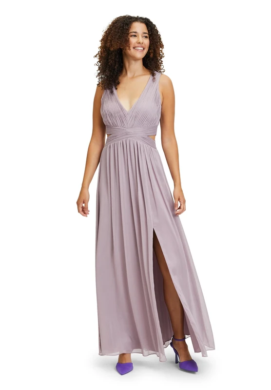 Vera Mont Women's 8719/4167 Dress, Elderberry, 14