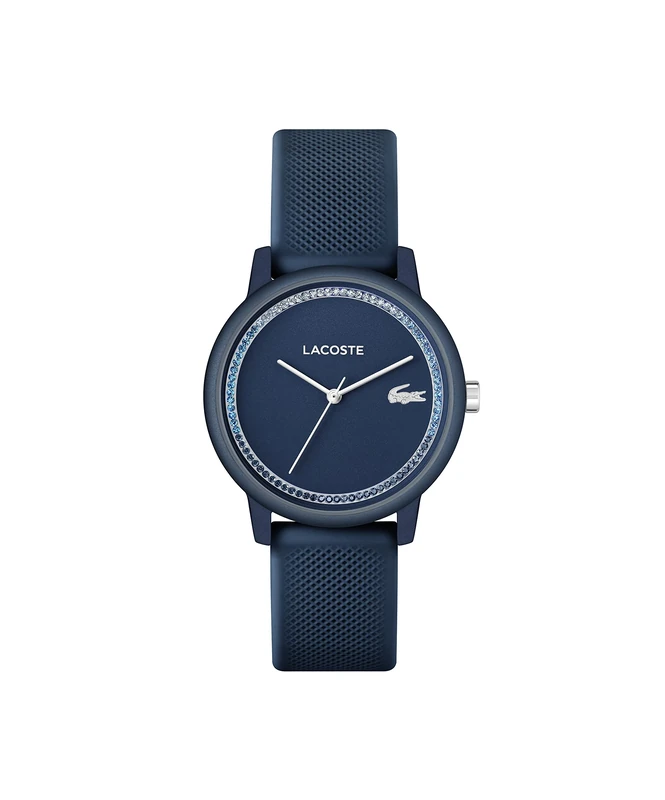Lacoste Analogue Quartz Watch for Women LACOSTE.12.12 GO Collection with Blue Silicone Bracelet - 2001290