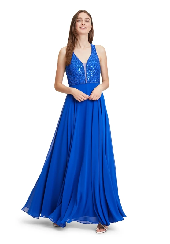 Vera Mont Vera Mont Women's 0257/4825 Dress, Jewel Blue, 16