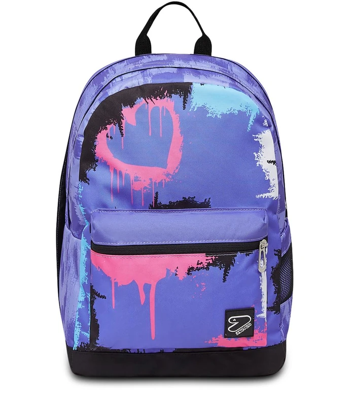 Seven S.p.a. REVERSIBLE NEW BACKPACK GRS WITH WIRELESS EARPHONES, Perwinckle, Taglia unica, School