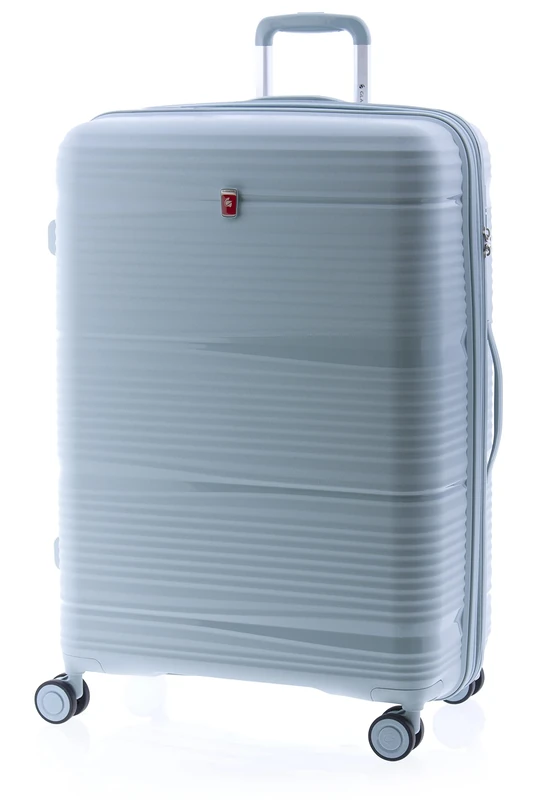 GLADIATOR Bionic Expandable Suitcase, Hard and Spinner Wheels, Large, 30", Grey, Grande, 76 cm, Expandable Suitcase, Hard and Spinner Wheels.