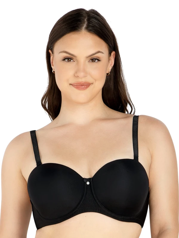Parfait Elise P60915 Full Busted Strapless Bra-Black-34G