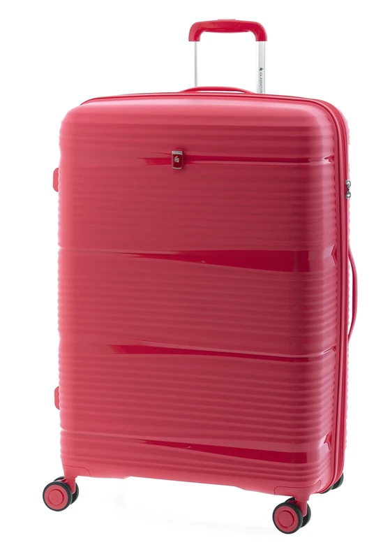 GLADIATOR Bionic Expandable Suitcase, Hard and Spinner Wheels, Large, 30", red, Grande, 76 cm, Expandable Suitcase, Hard and Spinner Wheels.