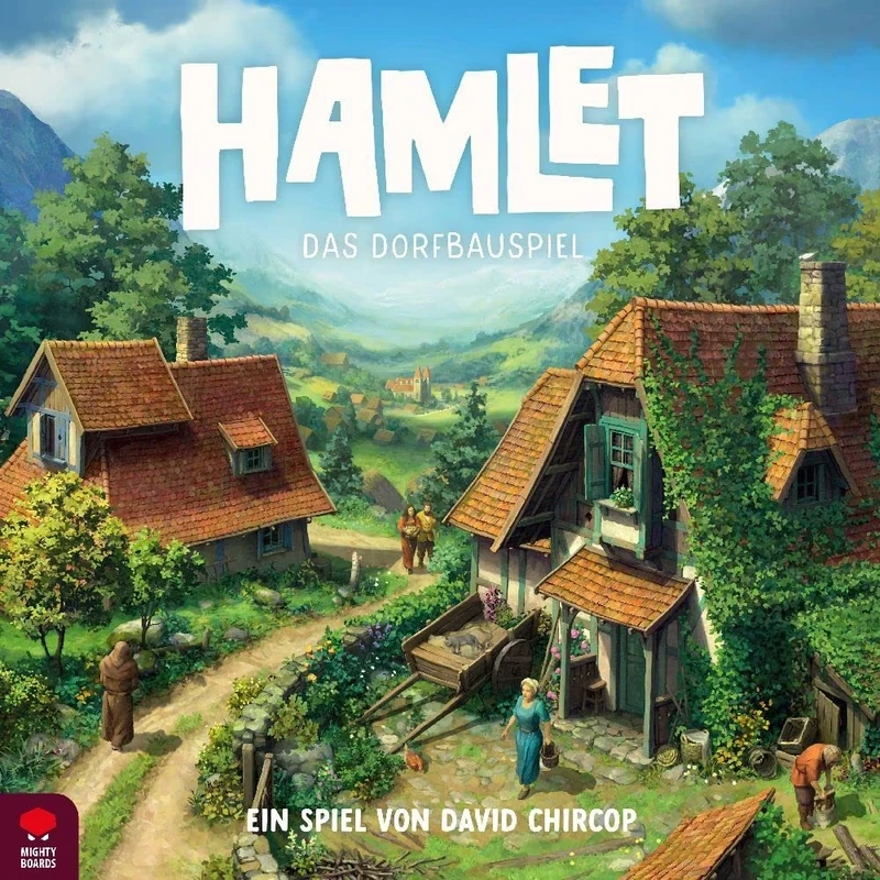 Asmodee Mighty Boards, Hamlet: The Village Building Game, Connoisseur Game, Board Game, 1-4 Players, From 10+ Years, 25 Minutes per Player, German