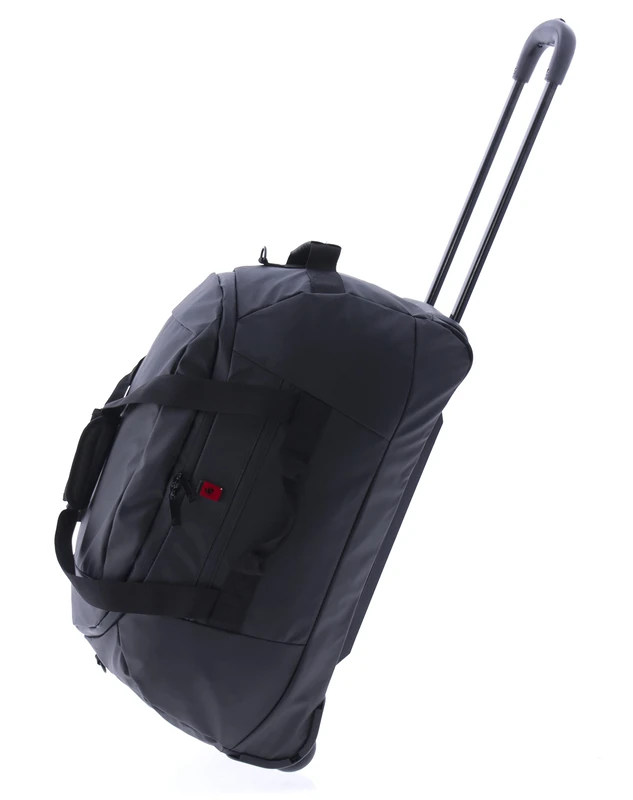 GLADIATOR Polar Travel Bag with Wheels, Large, 62 L, Black/White, Grande, 62 L, Travel Bag with Wheels