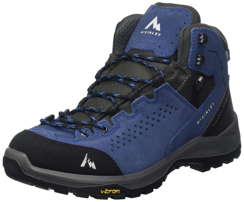 McKINLEY Men's Kalana Mid AQX Ankle Boot, Blue Petrol Blue Pet, 13.5 UK