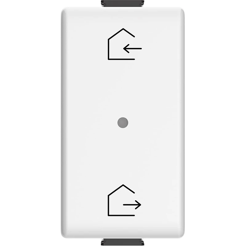 Bticino AM4570CWI Matix Smart Wireless Enter and Exit Command to Create Customizable Scenarios of Lights and Shutters, 1 Place, White