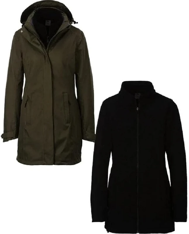 Mckinley Manabel II Jacket Black Night/Melange/ 42