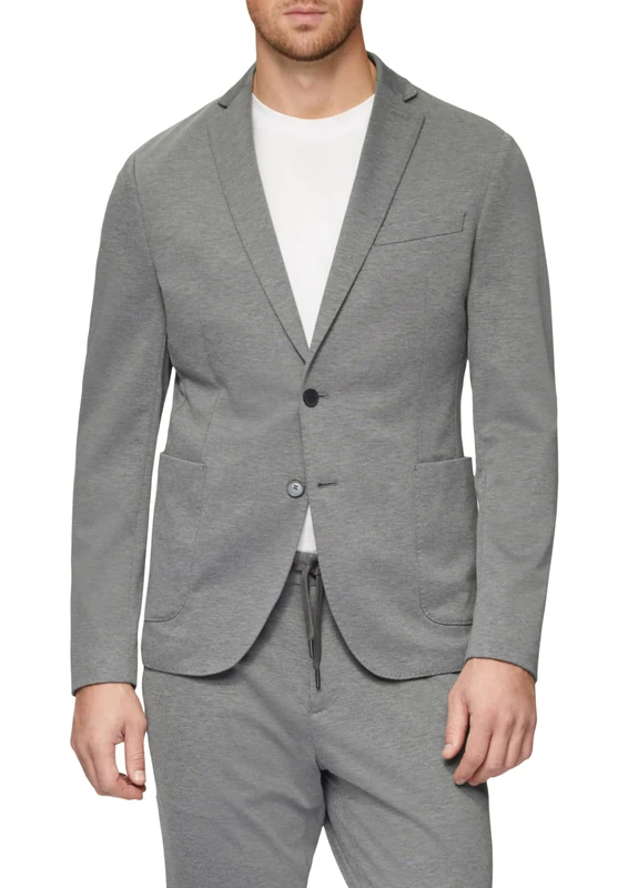 s.Oliver BLACK LABEL Men's 2134157 Business Casual Blazer, graphitegray, 34