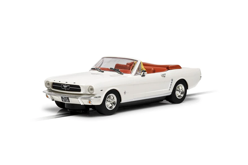 Scalextric Electric Slot Cars - C4404 James Bond Ford Mustang – 'Goldfinger' - 1:32 Car Track Toys for use with Scalextric Race Tracks, Racing Gift Ideas for Adults