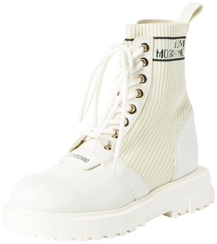 Love Moschino Ja24324g0h, Women's Boots, White, 7 UK