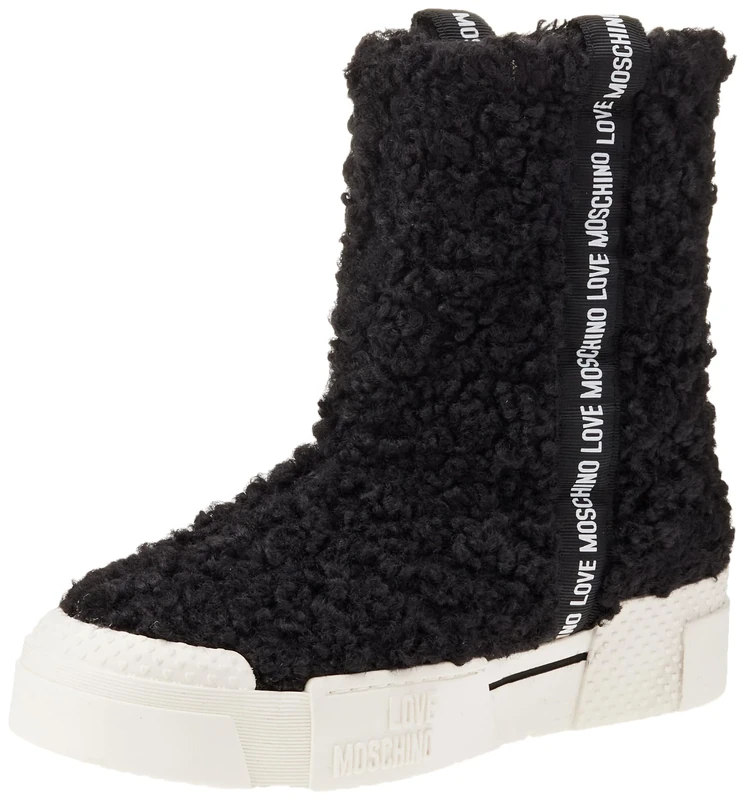 Love Moschino Women's JA15795G0H Sneakers, Black, 5 UK