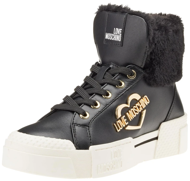 Love Moschino Ja15775h0hia300a, Women's Sneakers, Black, 8.5 UK - Image 1