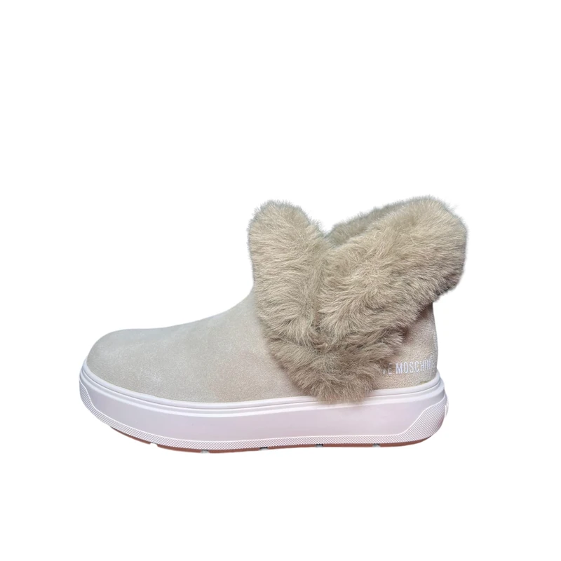 Love Moschino Women's JA15684G0H White Sock Sneakers