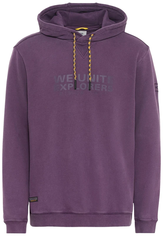 camel active Men's Hoodie, Lavender, XXXL