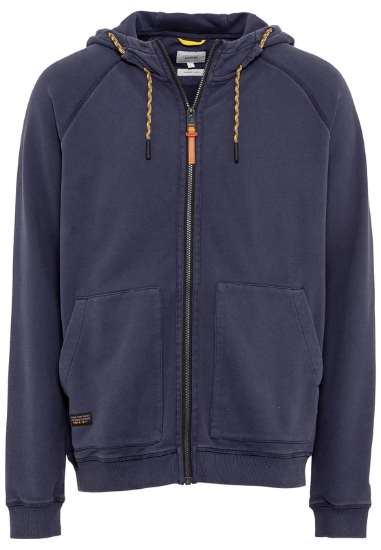 camel active Men's Hooded Sweat Jacket, darkblue, S