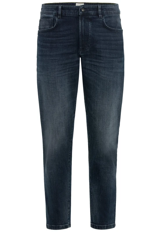 camel active Men's Herren Tapered Fit Flexxxactive 5-Pocket Jeans Blau, Menswear-36/32, Blue, 36 W/32 L