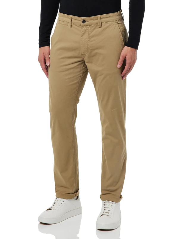 camel active Men's Trousers, Wood, 36 W/32 L